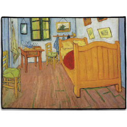 The Bedroom in Arles (Van Gogh 1888) Door Mat - 24"x18"