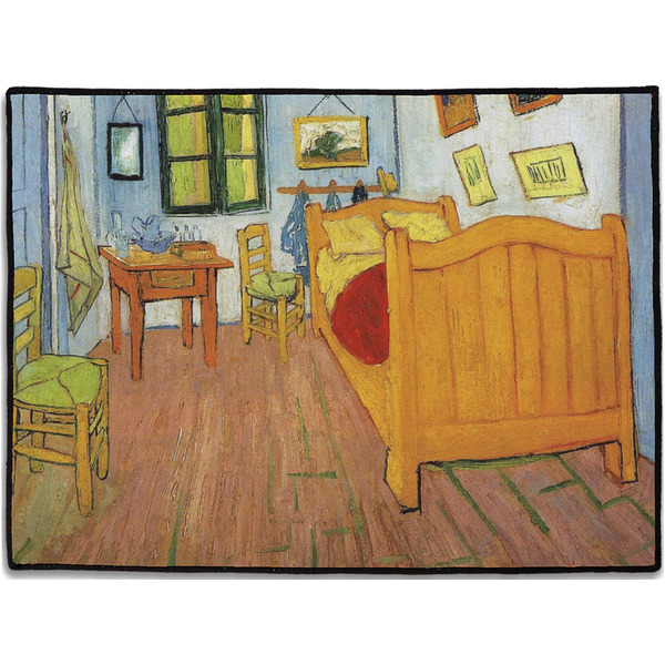 Custom The Bedroom in Arles (Van Gogh 1888) Door Mat - 24"x18"