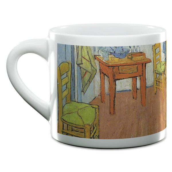The Bedroom in Arles (Van Gogh 1888) Double Shot Espresso Cup - Single Front