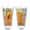 The Bedroom in Arles (Van Gogh 1888) Double Wall Tumbler with Straw - Approval