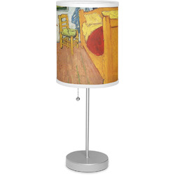 The Bedroom in Arles (Van Gogh 1888) 7" Drum Lamp with Shade Linen