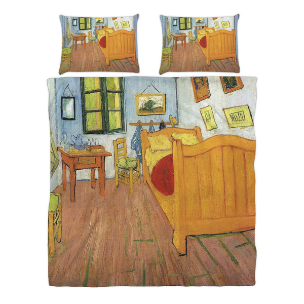 The Bedroom in Arles (Van Gogh 1888) Duvet cover Set - Queen - Alt Approval