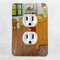 The Bedroom in Arles (Van Gogh 1888) Electric Outlet Plate - Lifestyle