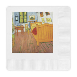 The Bedroom in Arles (Van Gogh 1888) Embossed Decorative Napkins