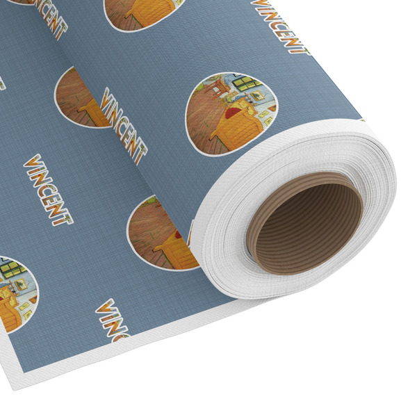 Custom The Bedroom in Arles (Van Gogh 1888) Fabric by the Yard - Spun Polyester Poplin