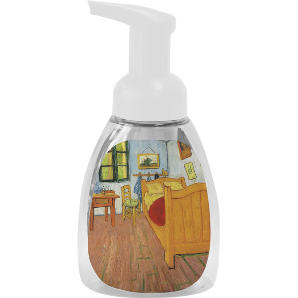 Custom The Bedroom in Arles (Van Gogh 1888) Foam Soap Bottle - White