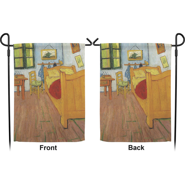 The Bedroom in Arles (Van Gogh 1888) Garden Flag - Double Sided Front and Back