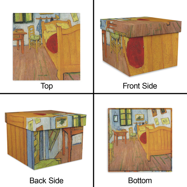 The Bedroom in Arles (Van Gogh 1888) Gift Boxes with Lid - Canvas Wrapped - Medium - Approval
