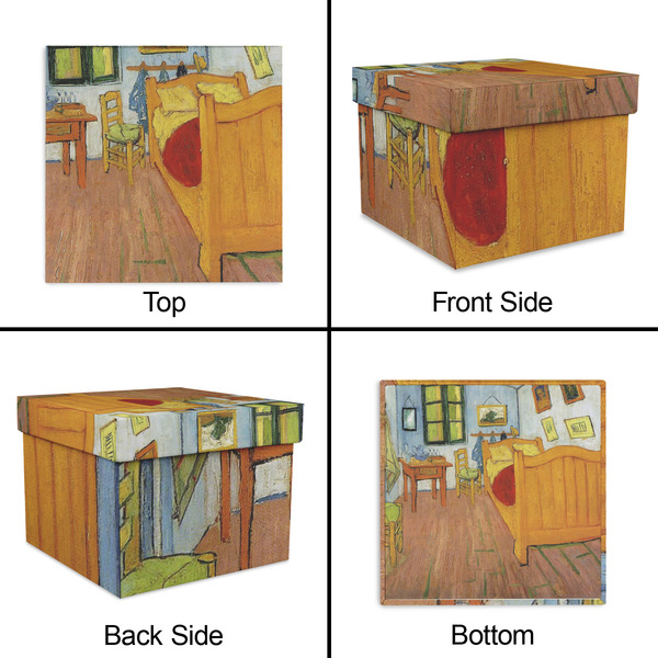The Bedroom in Arles (Van Gogh 1888) Gift Boxes with Lid - Canvas Wrapped - XX-Large - Approval