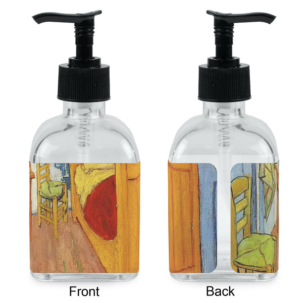 The Bedroom in Arles (Van Gogh 1888) Glass Soap/Lotion Dispenser - Approval