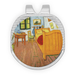The Bedroom in Arles (Van Gogh 1888) Golf Ball Marker - Hat Clip - Silver