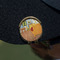 The Bedroom in Arles (Van Gogh 1888) Golf Ball Marker Hat Clip - Gold - On Hat