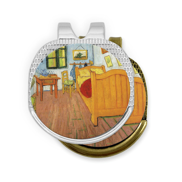 The Bedroom in Arles (Van Gogh 1888) Golf Ball Marker Hat Clip - PARENT/MAIN