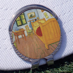 The Bedroom in Arles (Van Gogh 1888) Golf Ball Marker - Hat Clip