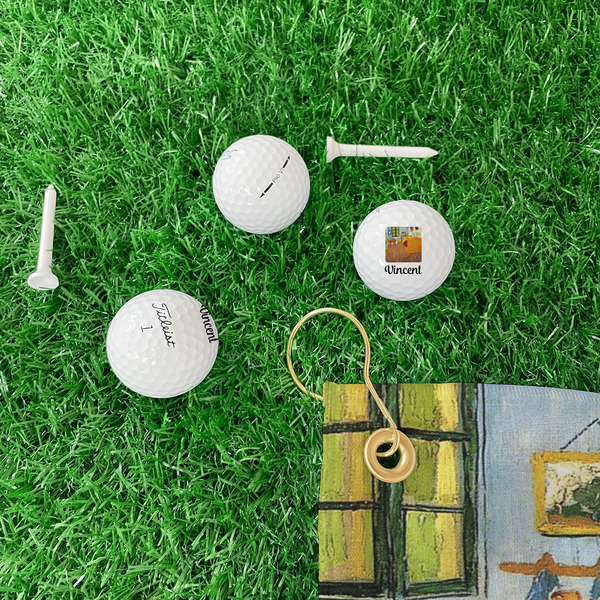 The Bedroom in Arles (Van Gogh 1888) Golf Balls - Titleist - Set of 12 - LIFESTYLE