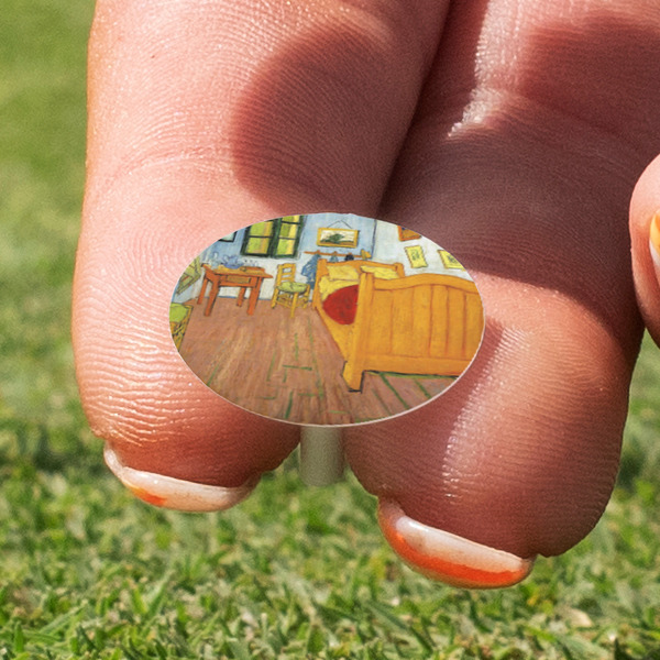 The Bedroom in Arles (Van Gogh 1888) Golf Tees & Ball Markers Set - Marker
