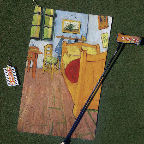 Custom The Bedroom in Arles (Van Gogh 1888) Golf Towel Gift Set