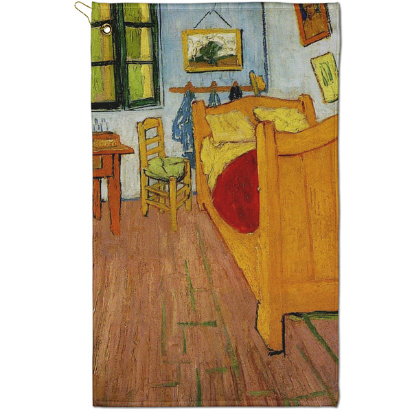 Custom The Bedroom in Arles (Van Gogh 1888) Golf Towel - Poly-Cotton Blend - Small