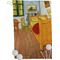 The Bedroom in Arles (Van Gogh 1888) Golf Towel (Personalized) - FRONT (Small Full Print)