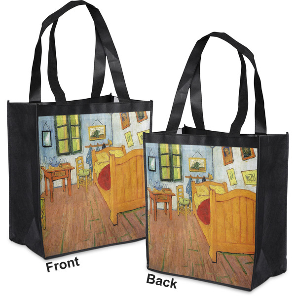 The Bedroom in Arles (Van Gogh 1888) Grocery Bag - Apvl