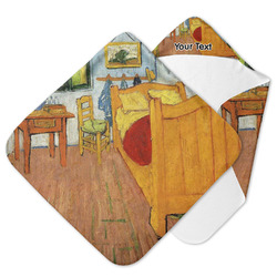 The Bedroom in Arles (Van Gogh 1888) Hooded Baby Towel