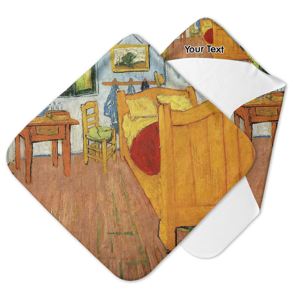 Custom The Bedroom in Arles (Van Gogh 1888) Hooded Baby Towel