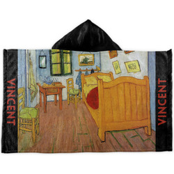 The Bedroom in Arles (Van Gogh 1888) Kids Hooded Towel
