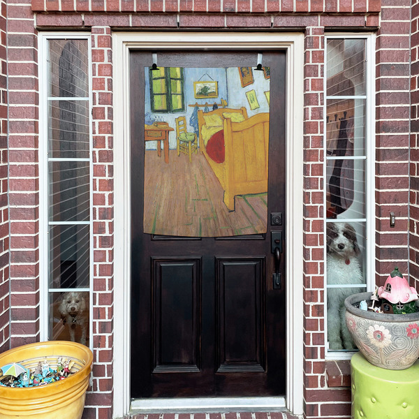 The Bedroom in Arles (Van Gogh 1888) House Flags - Double Sided - (Over the door) LIFESTYLE