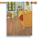 The Bedroom in Arles (Van Gogh 1888) 28" House Flag - Single Sided