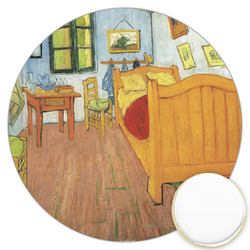 The Bedroom in Arles (Van Gogh 1888) Printed Cookie Topper - 3.25"