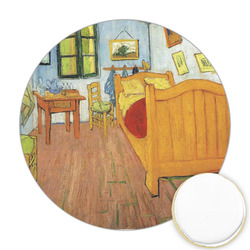 The Bedroom in Arles (Van Gogh 1888) Printed Cookie Topper - 2.5"