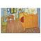 The Bedroom in Arles (Van Gogh 1888) Indoor / Outdoor Rug - 5'x8' - Front Flat