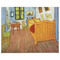 The Bedroom in Arles (Van Gogh 1888) Indoor / Outdoor Rug - 8'x10' - Front Flat