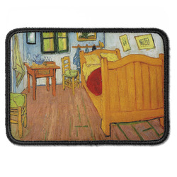 The Bedroom in Arles (Van Gogh 1888) Iron On Rectangle Patch