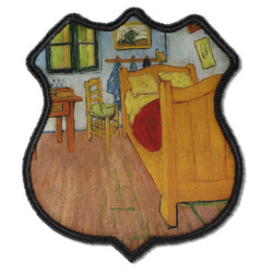 The Bedroom in Arles (Van Gogh 1888) Iron On Shield Patch C