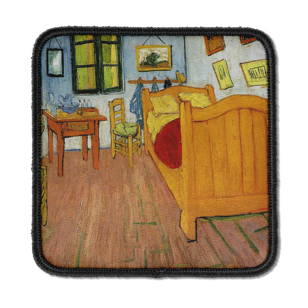 The Bedroom in Arles (Van Gogh 1888) Iron On Patch -  Square - Front
