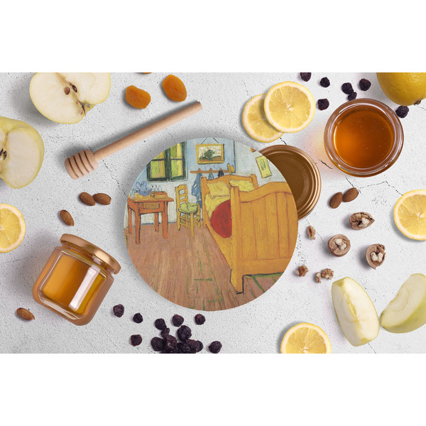 The Bedroom in Arles (Van Gogh 1888) Jar Opener - Lifestyle Image