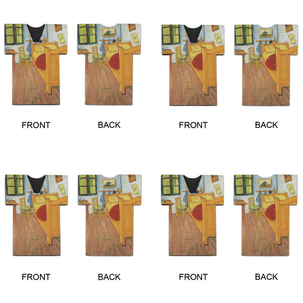 The Bedroom in Arles (Van Gogh 1888) Jersey Bottle Cooler - Set of 4 - APPROVAL