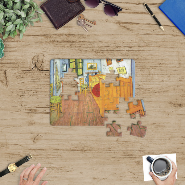 The Bedroom in Arles (Van Gogh 1888) Jigsaw Puzzle 30 Piece - In Context