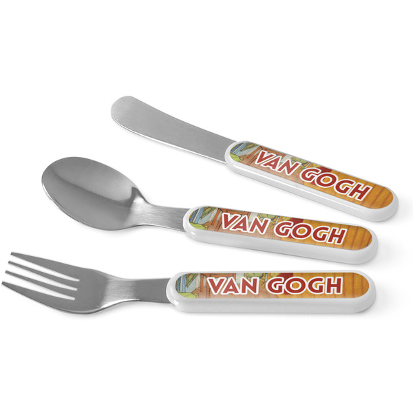 Custom The Bedroom in Arles (Van Gogh 1888) Kid's Flatware