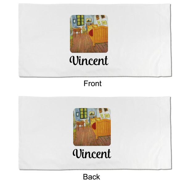 The Bedroom in Arles (Van Gogh 1888) King Pillow Case - APPROVAL (partial print)