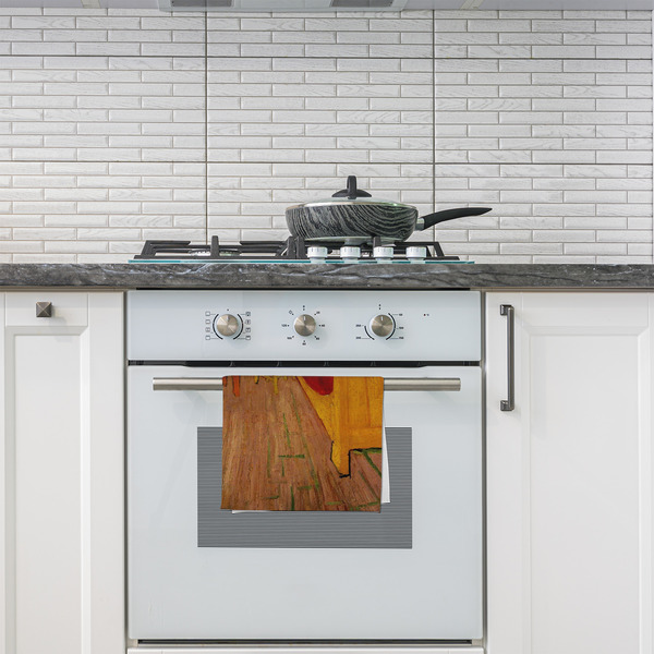 The Bedroom in Arles (Van Gogh 1888) Kitchen Towel - Poly Cotton - Lifestyle