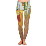 The Bedroom in Arles (Van Gogh 1888) Ladies Leggings - Extra Large