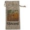 The Bedroom in Arles (Van Gogh 1888) Large Burlap Gift Bag - Front