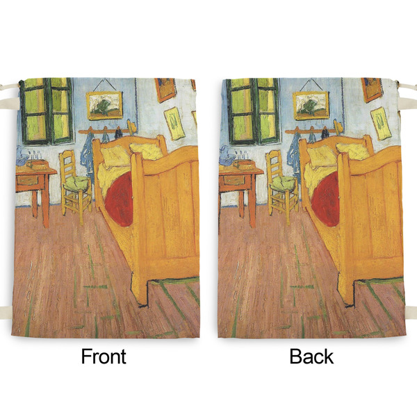 The Bedroom in Arles (Van Gogh 1888) Large Laundry Bag - Front & Back View