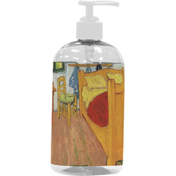 The Bedroom in Arles (Van Gogh 1888) Plastic Soap / Lotion Dispenser (16 oz - Large - White)