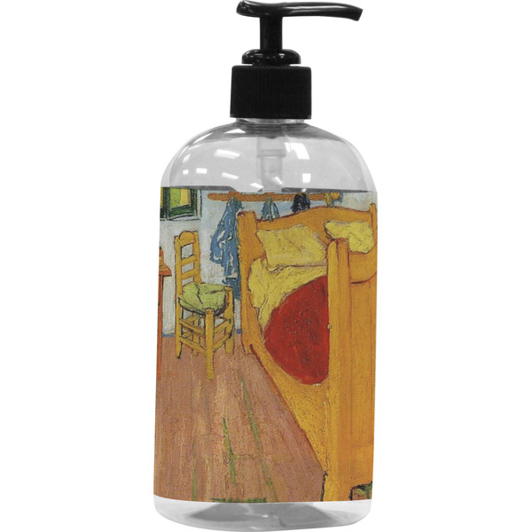 Custom The Bedroom in Arles (Van Gogh 1888) Plastic Soap / Lotion Dispenser