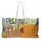 The Bedroom in Arles (Van Gogh 1888) Large Tote Bag with Rope Handles