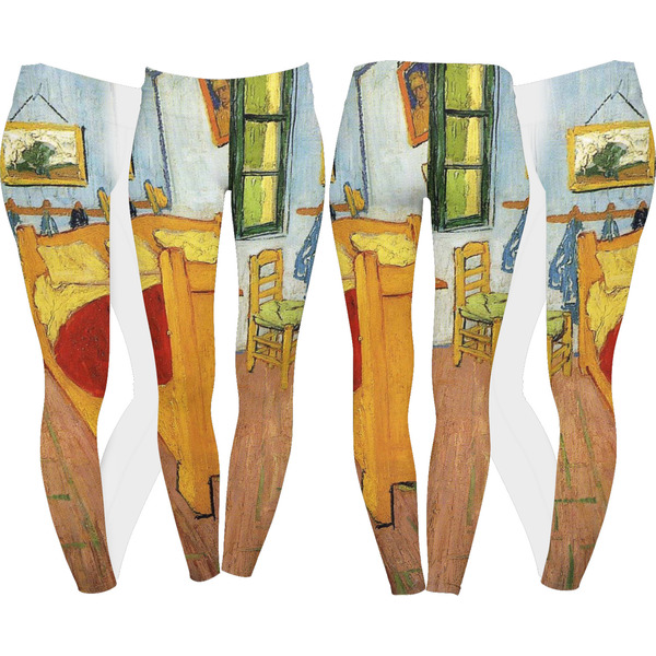 The Bedroom in Arles (Van Gogh 1888) Leggings Turn Around - Apvl