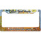 The Bedroom in Arles (Van Gogh 1888) License Plate Frame - Style B